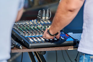 Sound mixing and acoustic setup for live performances