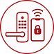Smart padlock icon