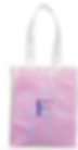 An iridescent gift bag with the Forefront Group logo.