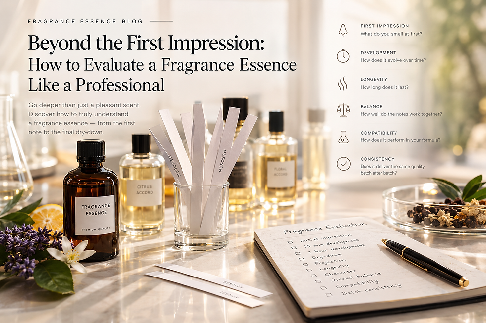 Beyond the First Impression: How to Evaluate a Fragrance Essence Like a Professional
