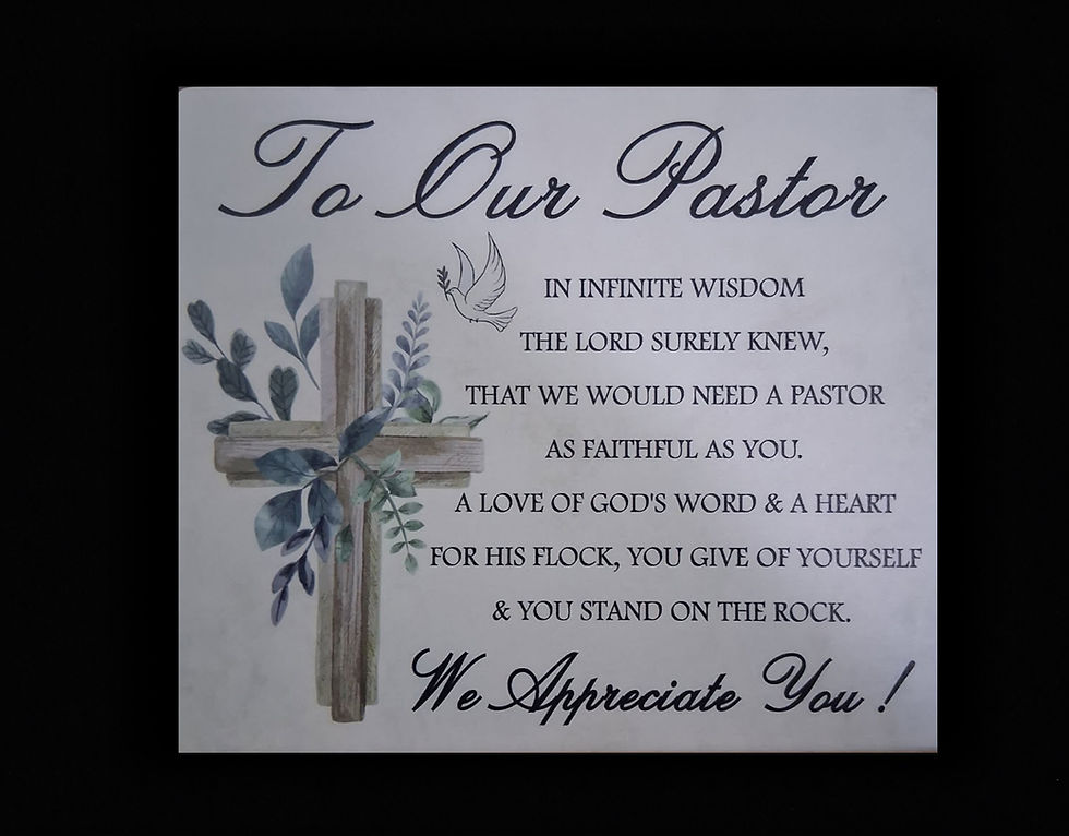 Pastor Appreciation Month