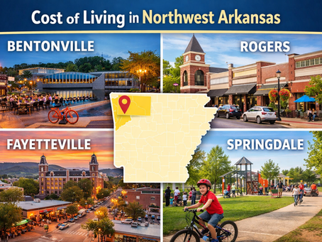 Cost of Living by City: Bentonville vs. Rogers vs. Fayetteville vs. Springdale