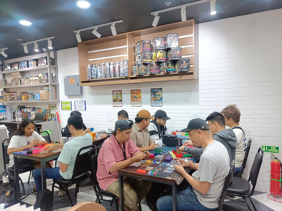 Card game ethusiasts participate in a local championship tournament at Neutral Grounds Manila Bay, Paranaque city on July 20. (Photo from Rodel Lägen, Facebook)