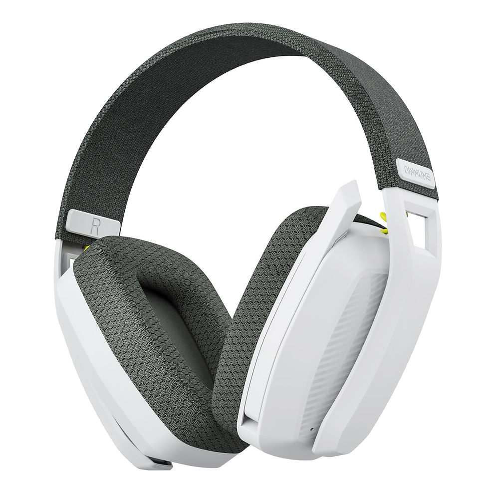 Thumbnail: BINNUNE 2.4GHz Wireless Gaming Headset with Mic for PS5 PS4 PC Mac Playstation B