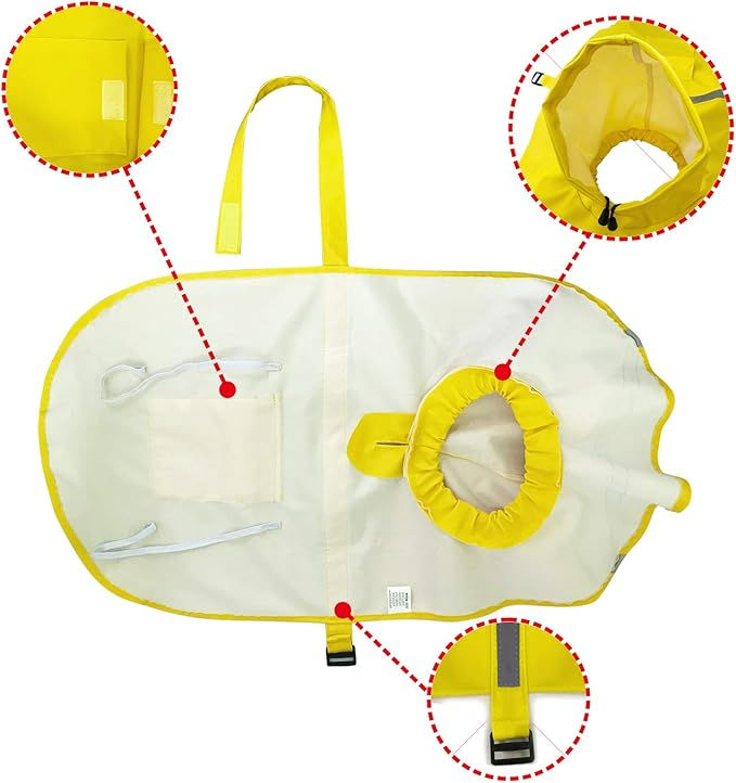 Miniatura: Mikayoo Capa de chuva para cães grandes ajustável para animais de estimação roup
