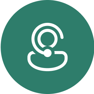 Customer support agent icon