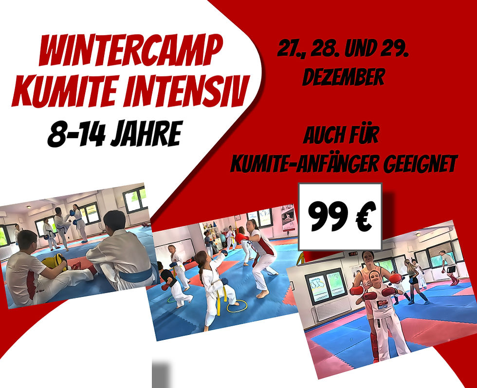 Kumite Intensiv - Trainingscamp im Winter (8-14 Jahre)