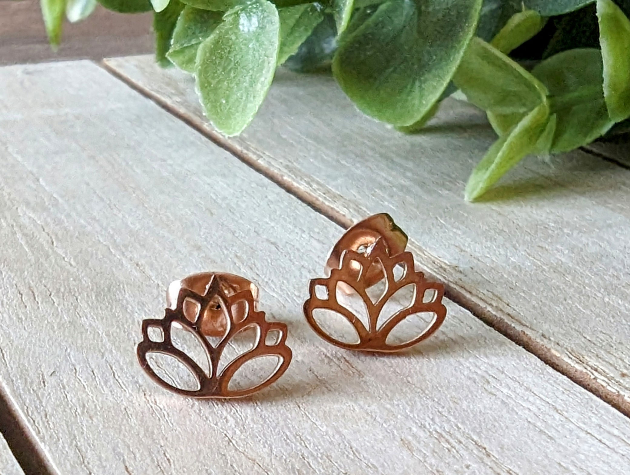 Boucles "Petits lotus"