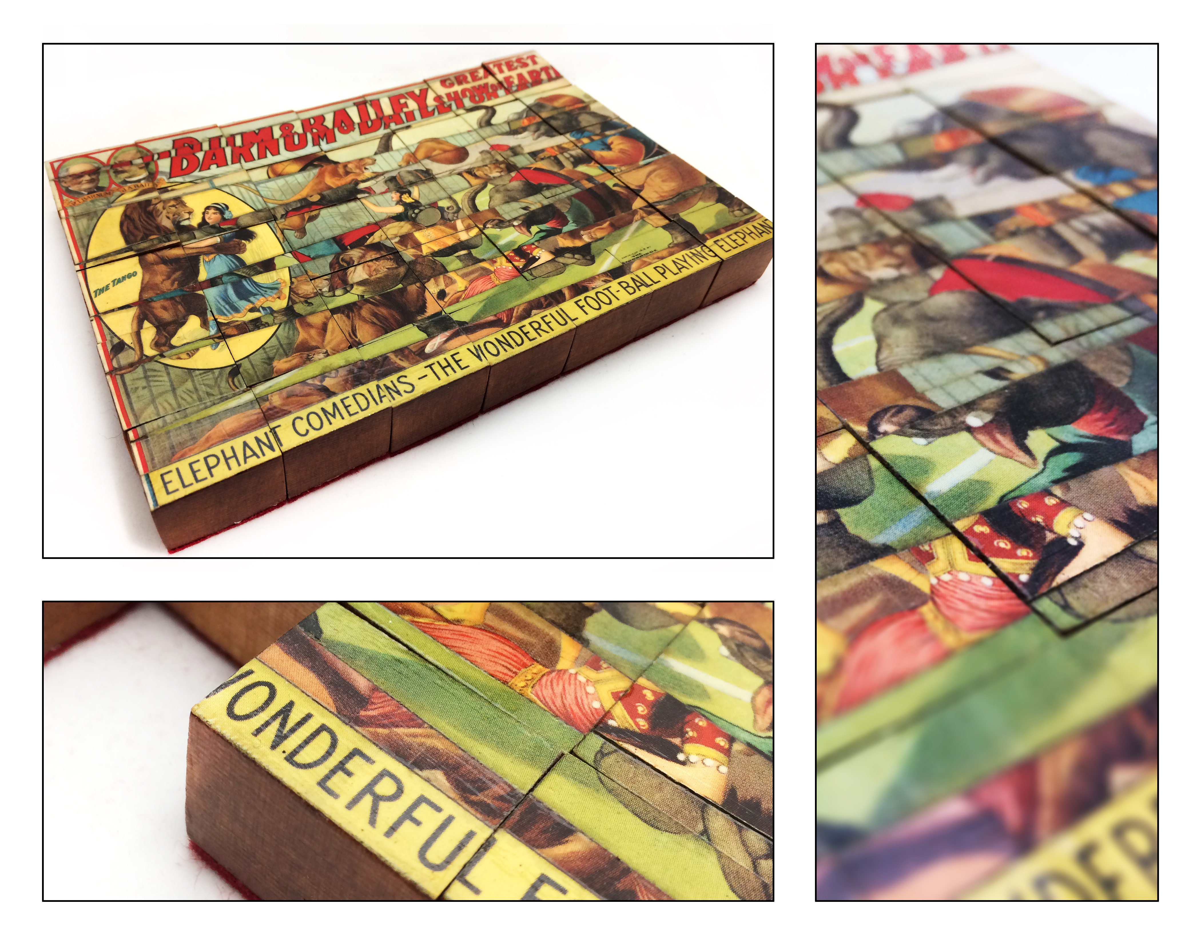 Elephant Comedians Block Puzzle