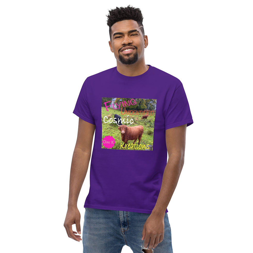 Thumbnail: Dirk K - Flying Unidentified  Cosmic Kreations - Classic Tee