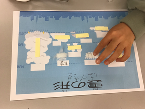 ふわふわの雲の図表を　作ってみよう🌟