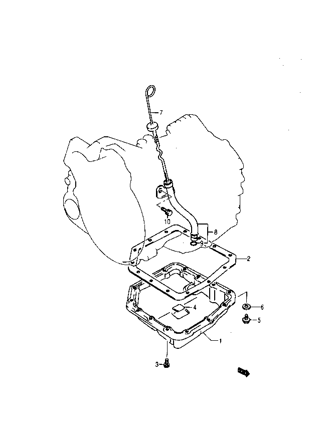 Automatyczna skrzynia biegów, misa i miarka
