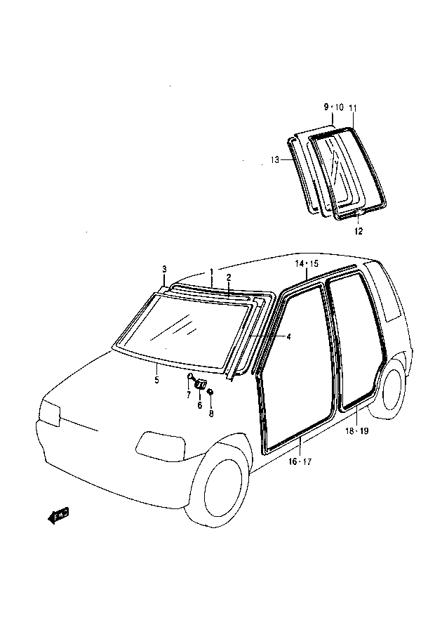 Uszczelki szyb i drzwi
