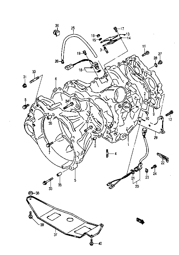 Skrzynia biegów AT - osprzęt i śruby