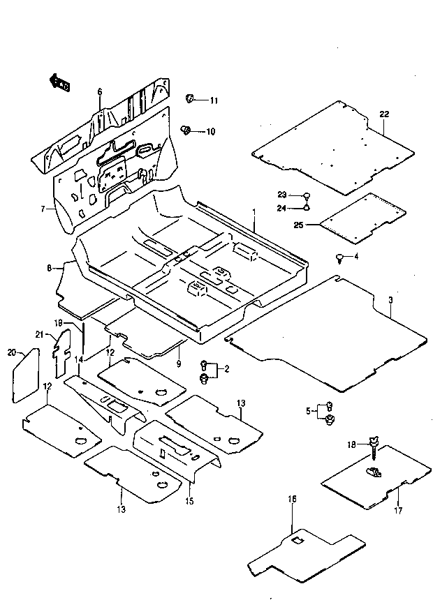 Dywaniki, wygłuszenie podłogowe i boczne
