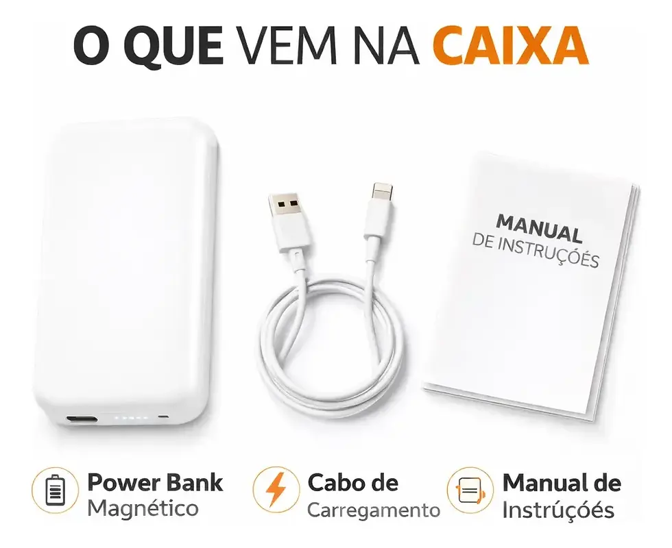 Miniatura: Power Bank 10000mah Magnético 