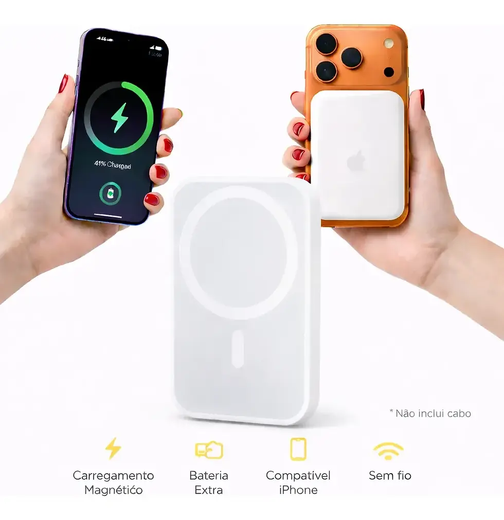 Miniatura: Power Bank 10000mah Magnético 