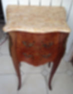 table de chevet en bois de rose