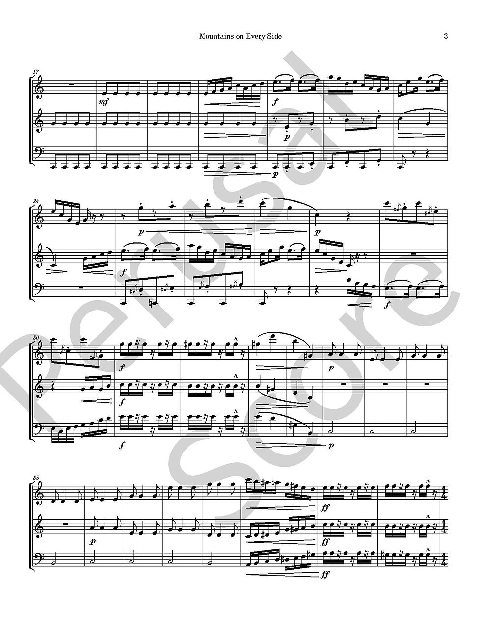 Thumbnail: Mountains on All Sides- Version with Clarinet