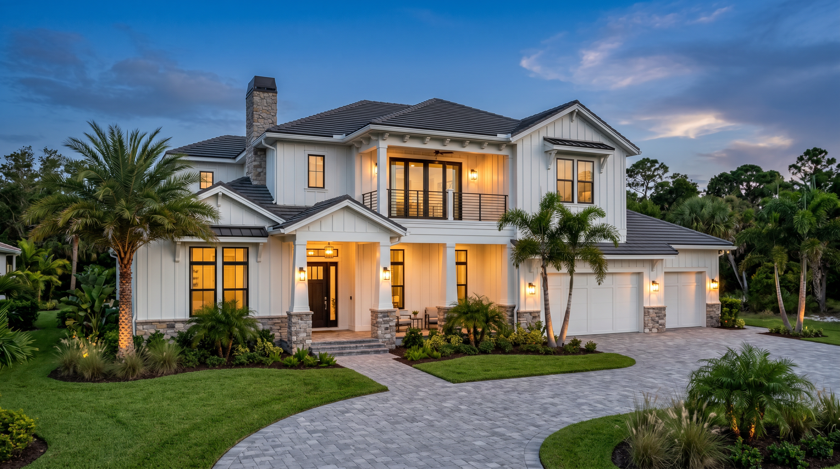Homes by WestBay coastal-elevation exterior at Pasadena Ridge