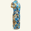 Thumbnail: 金藍幻影短旗袍 Celestial Mirage short qipao P-004