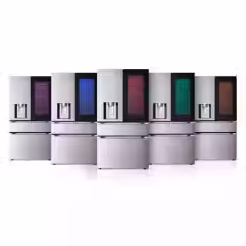 Thumbnail: 29 cu. ft. Smart InstaView® Door-in-Door® Standard-Depth MAX™ 4-Door French Door