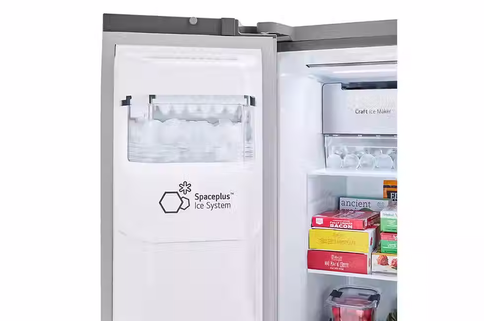 Thumbnail: Lg 27cu. ft. Side-by-Side Refrigerator with Craft Ice™ LHSXS2706S