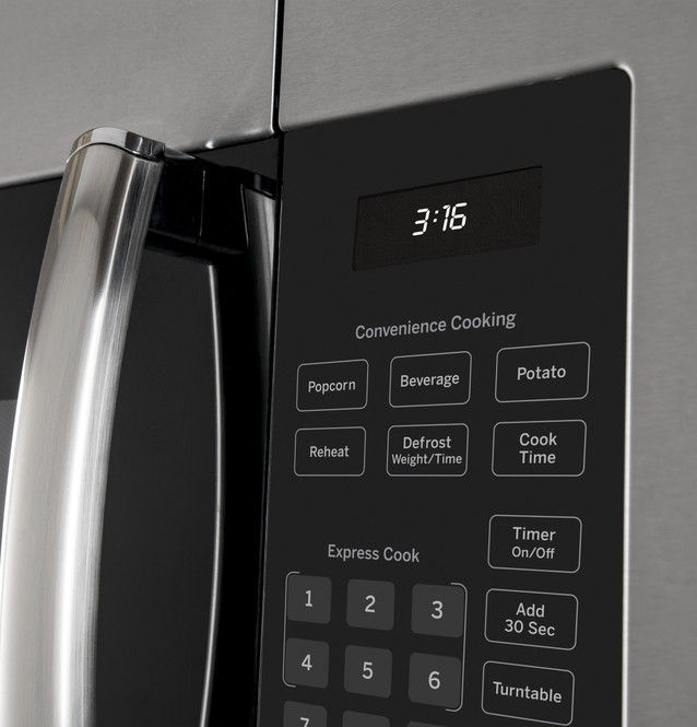 Thumbnail: GE® 1.6 Cu. Ft. Over-the-Range Microwave Oven Model #: JVM3160RFSS