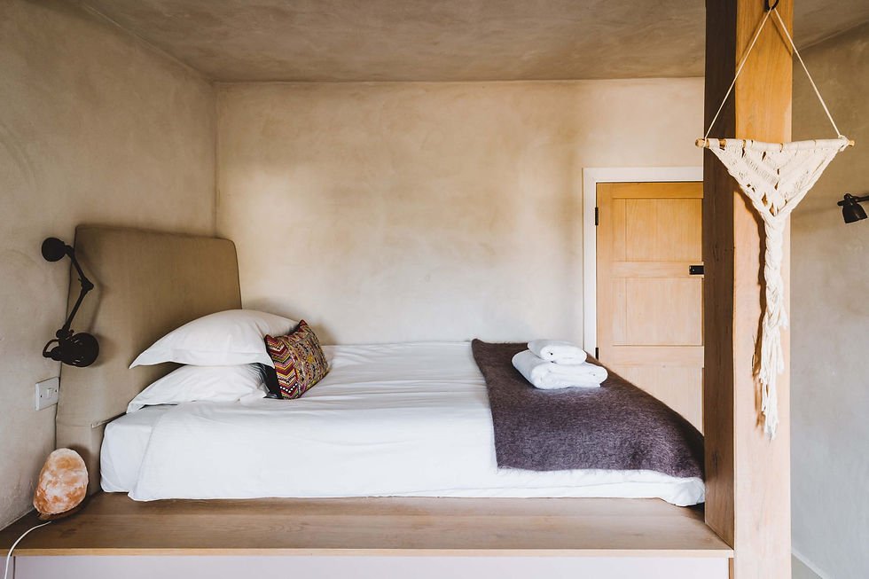 They have a few properties where guests can spend the time, such as in this refined cottage (42 Acres)