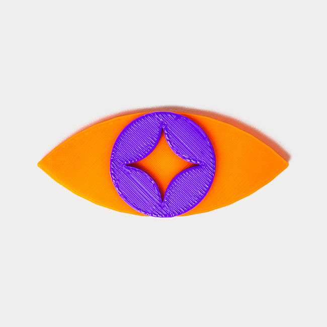 Thumbnail: colorful happy 3d printed deisgn magnets, eco friendly magnets for the fridge, office decoration