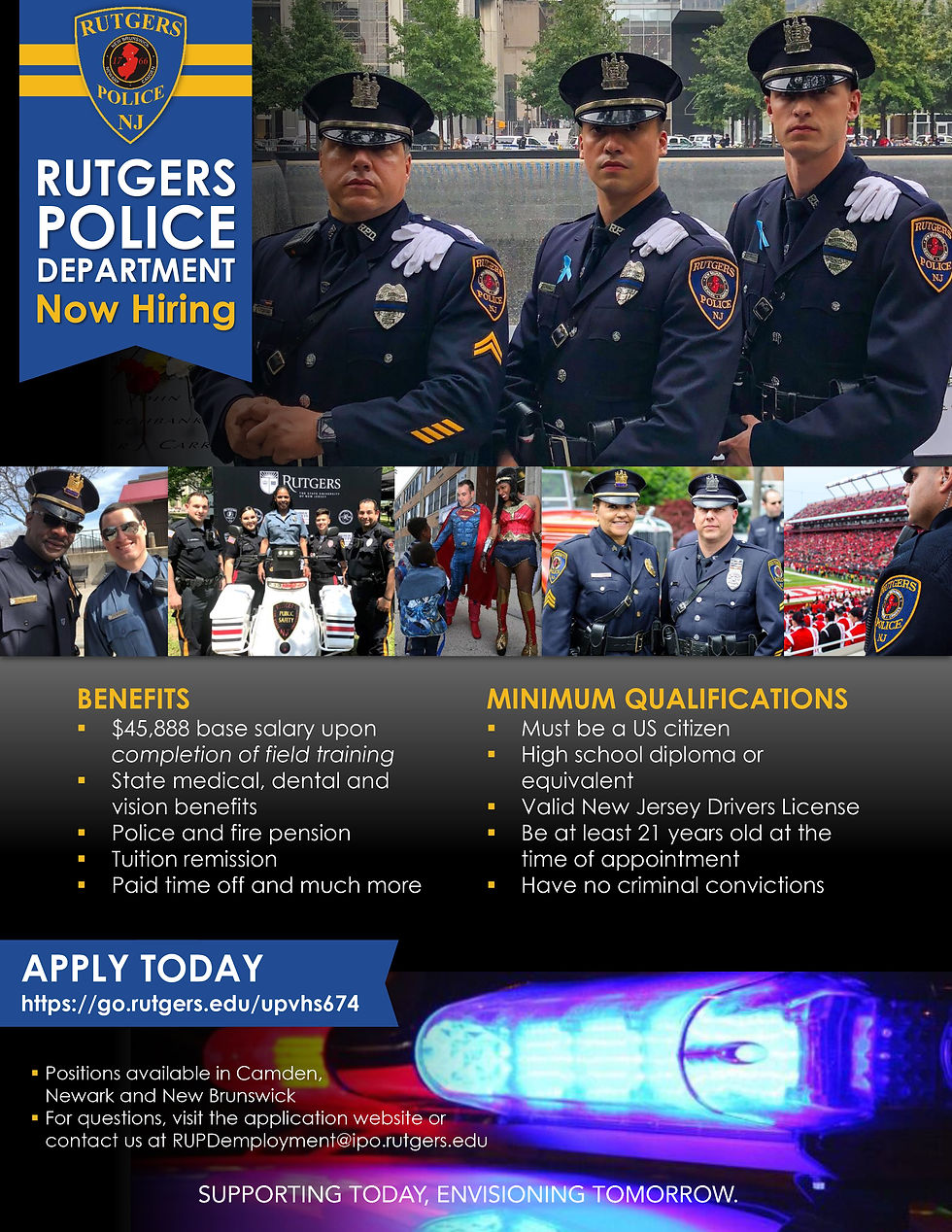 RUPD Recruitment Flyer