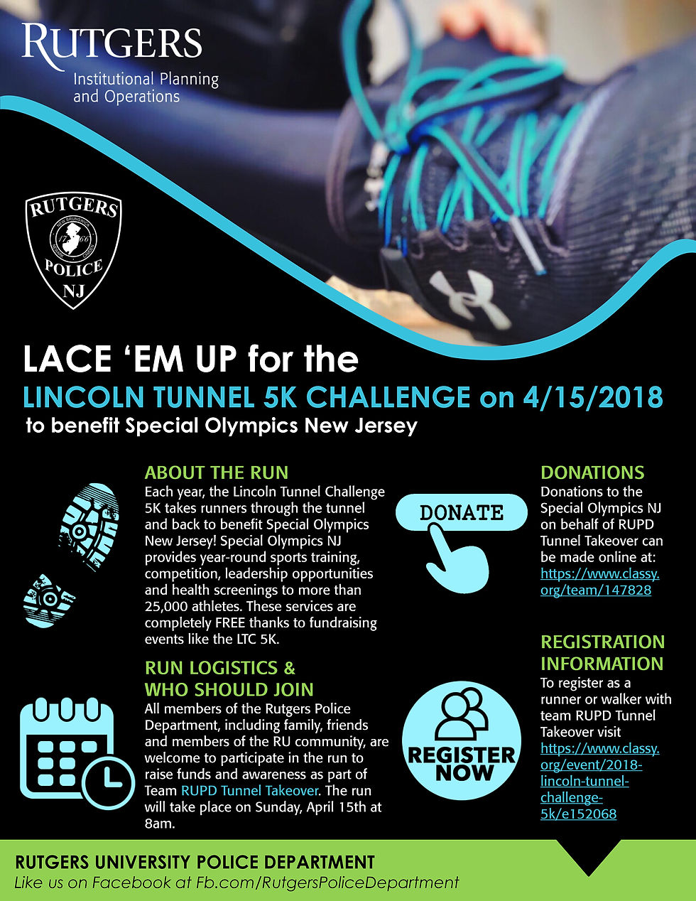 Lincoln Tunnel 5K Flyer