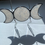 Thumbnail: Moons, white with dangle jewels