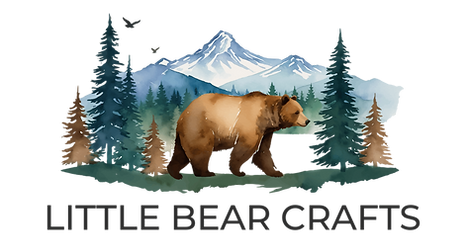 Bild Logo Little Bear Crafts auf einer Tasche