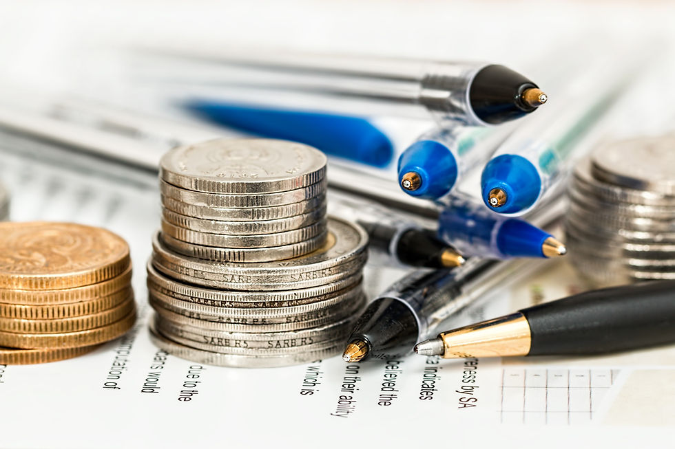 Coins And Pens