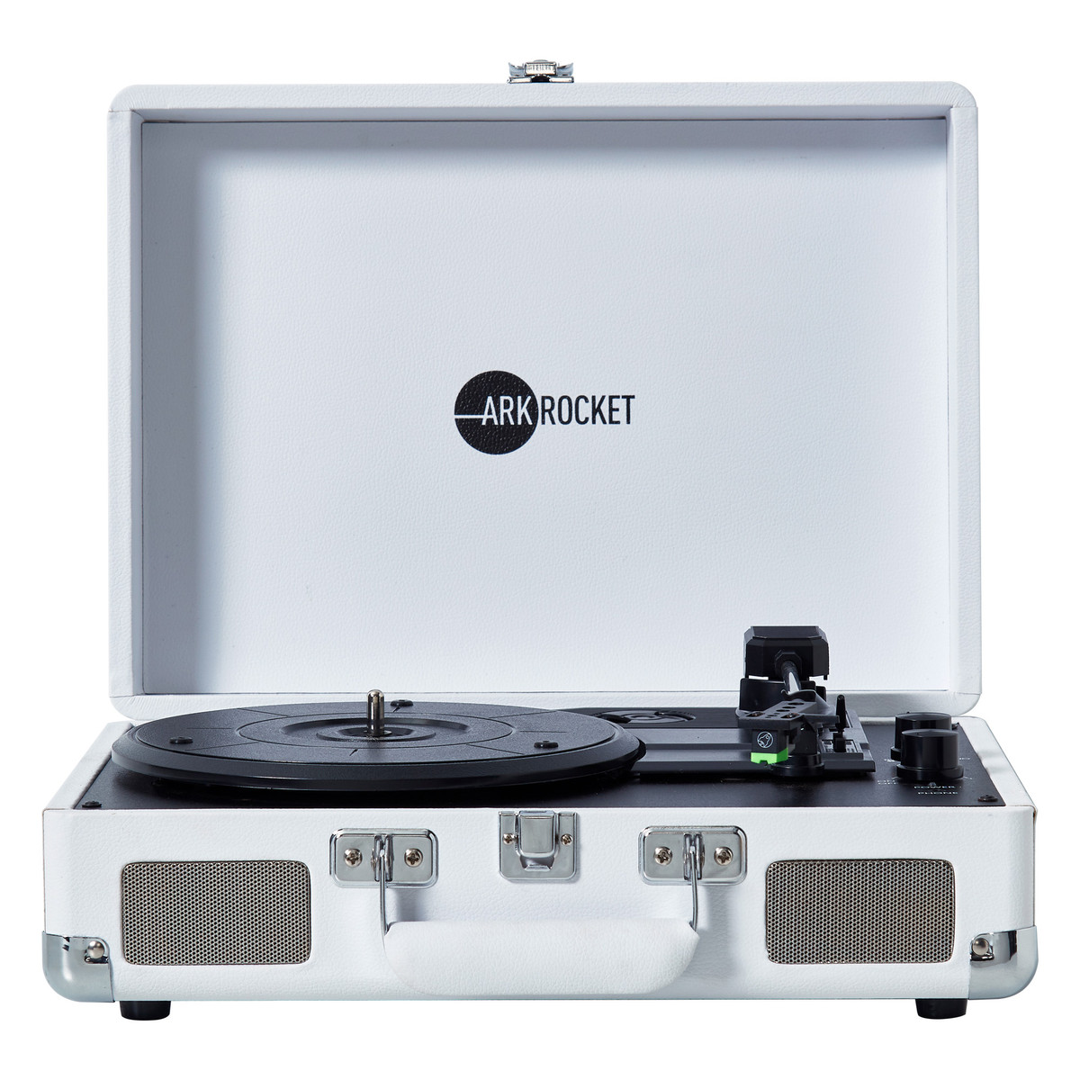 Curiosity II Suitcase Bluetooth Turntable - White