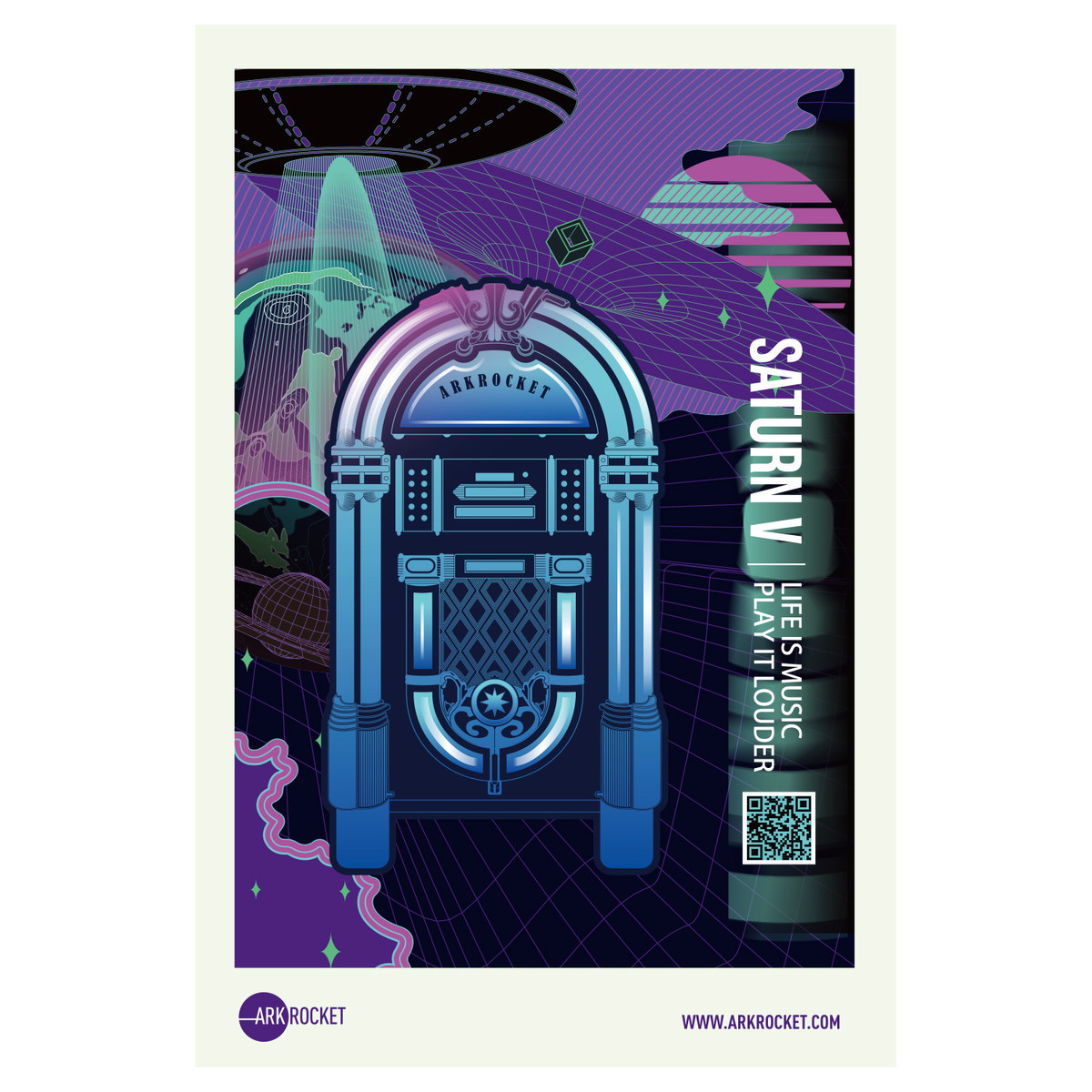 Arkrocket Jukebox Poster