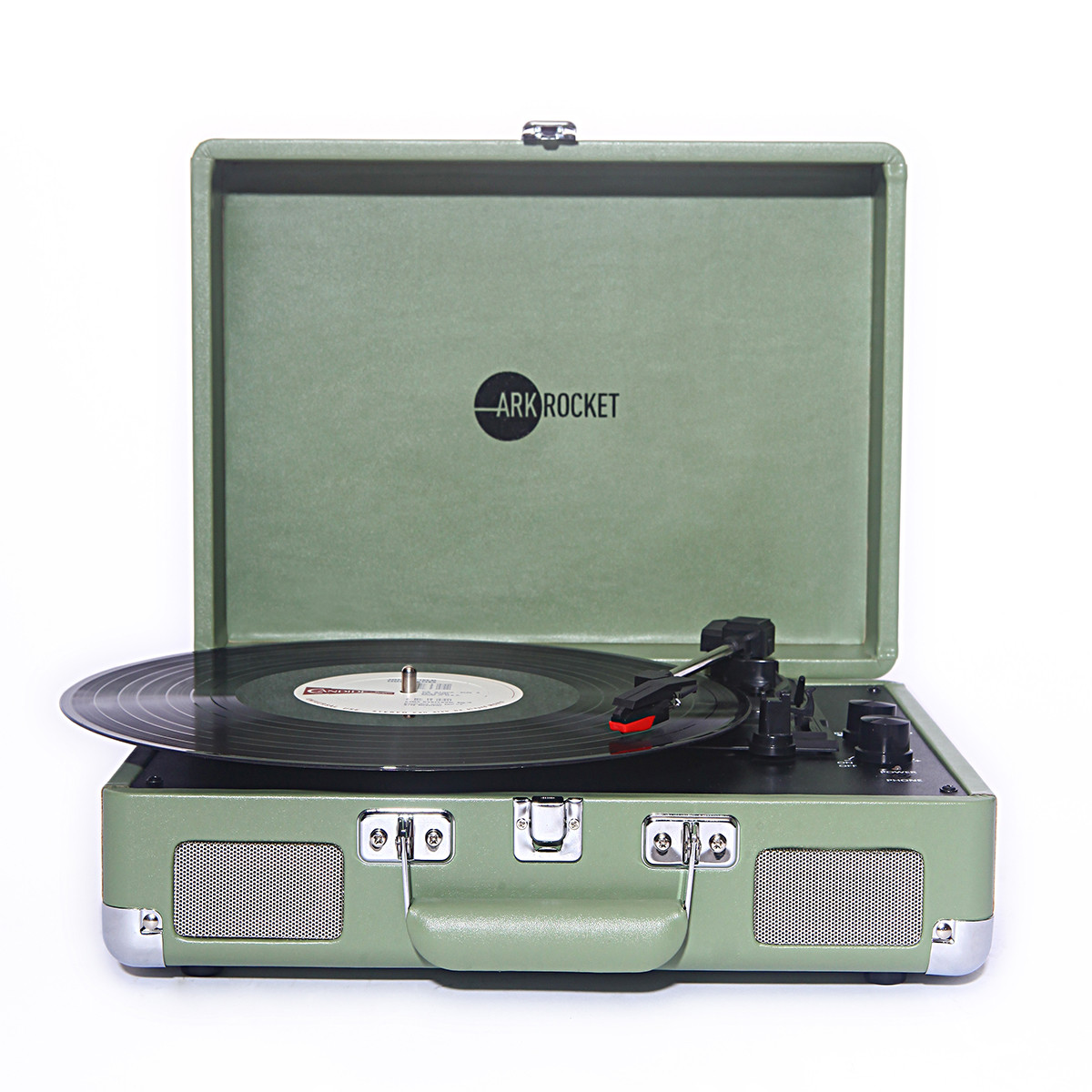Curiosity III Suitcase Bluetooth Turntable - Matcha