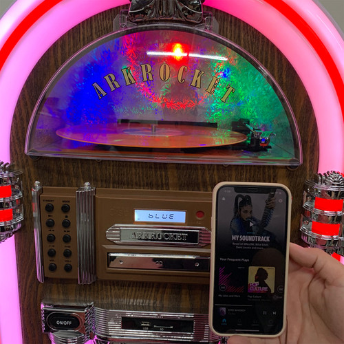 Taurus II Jukebox with Stand - Dark Oak | 2024 NEW UPGRADE