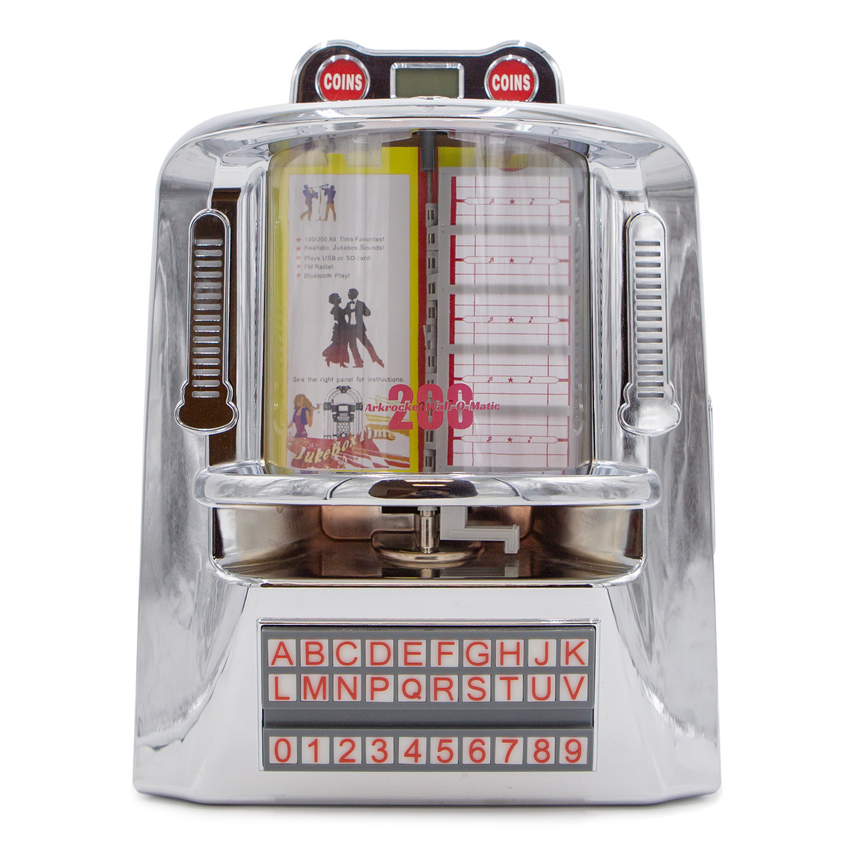 ARKROCKET 200 Wall-O-Matic Table Jukebox Wallbox Bluetooth Speaker Radio