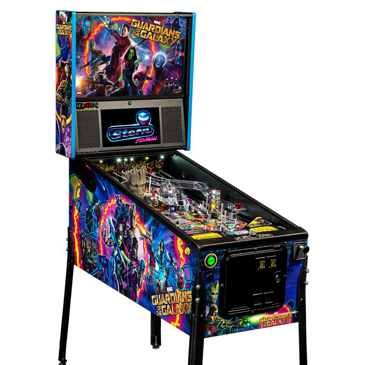 美国Stern “银河护卫队”弹珠机 - 专业版 - 2020年发行 即将停止发布 预购从速 GUARDIANS OF THE GALAXY PINBALL
