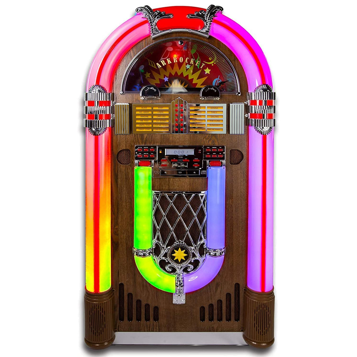 SATURN V Full Size Bluetooth Vinyl Record Jukebox