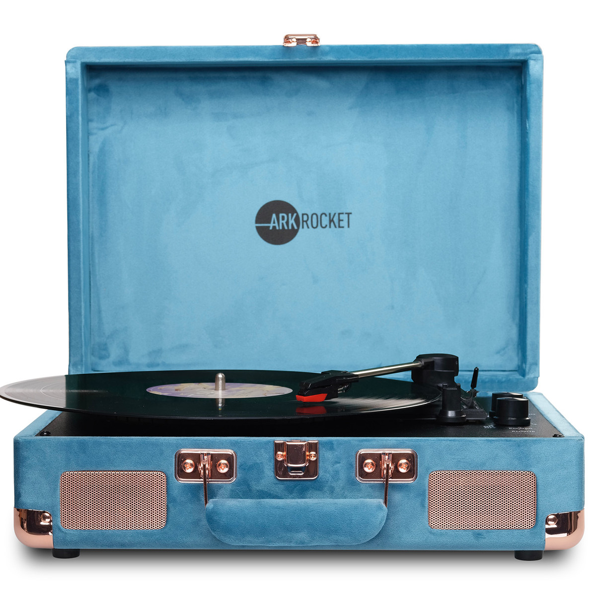 Curiosity II Suitcase Bluetooth Turntable - Ocean Velvet