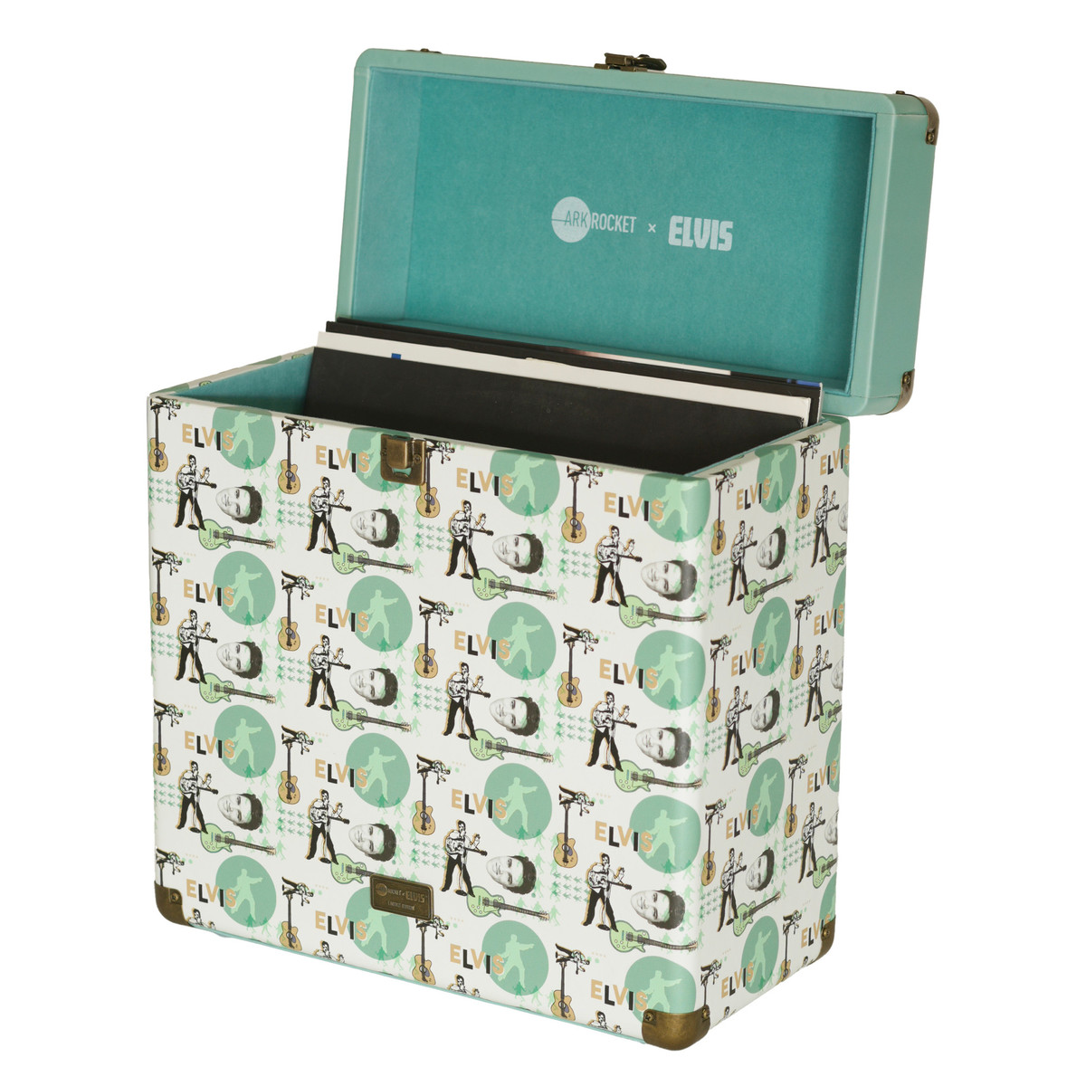 Arkrocket x Elvis Records Storage Case - Turquoise