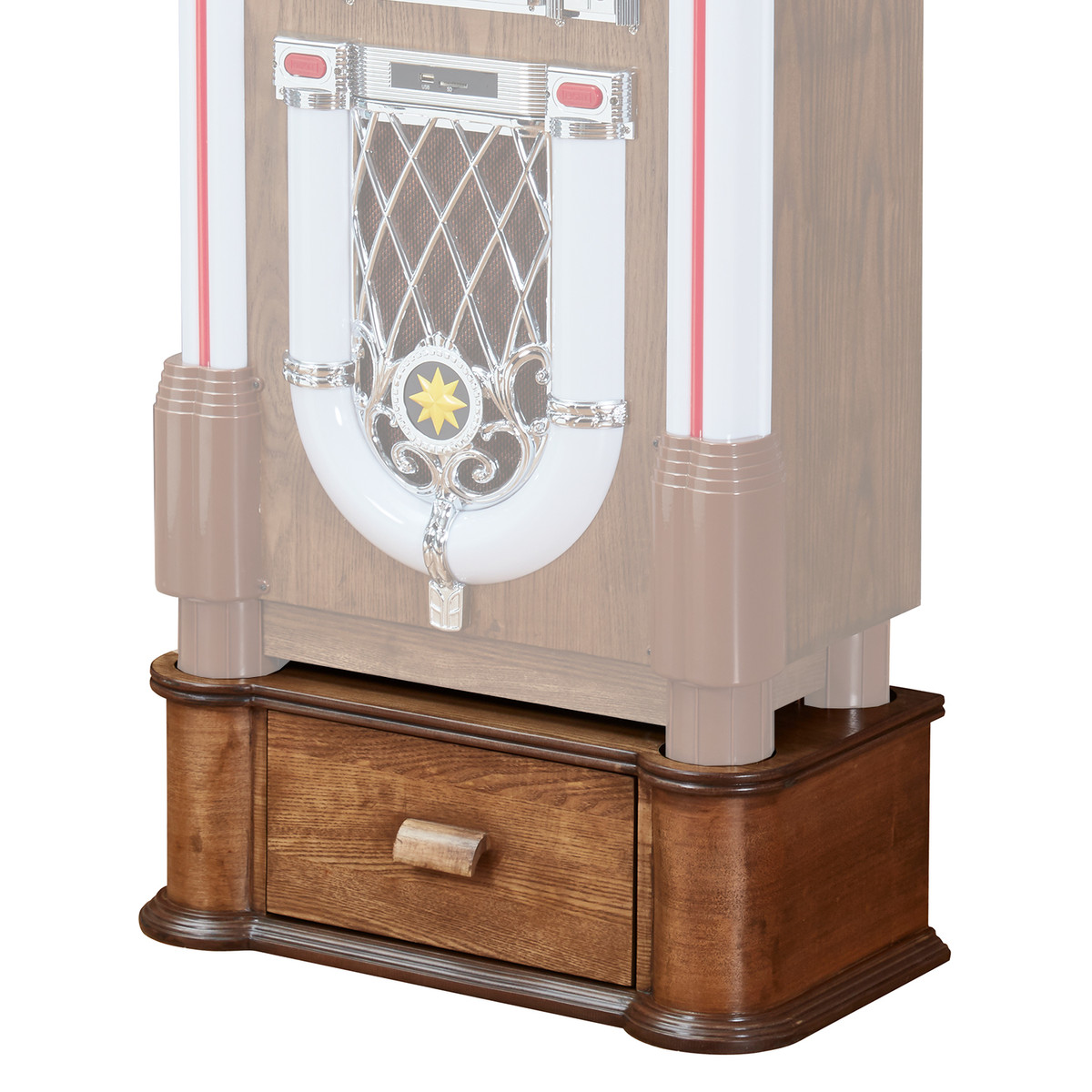 Arkrocket Taurus II Jukebox Stand, Stand only - Oak