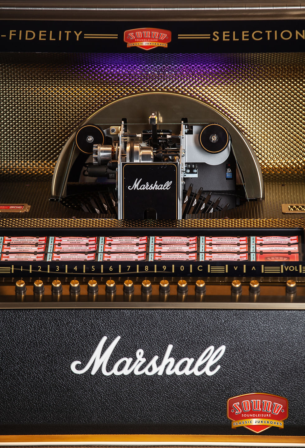 縮圖：Marshall Jukebox 马歇尔 70张7寸黑胶点唱机 蓝牙 投币
