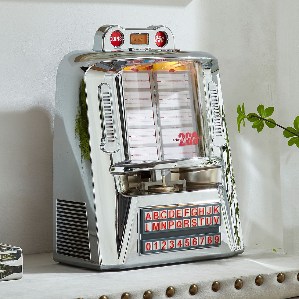 Thumbnail: ARKROCKET 200 Wall-O-Matic Table Jukebox Wallbox Bluetooth Speaker Radio