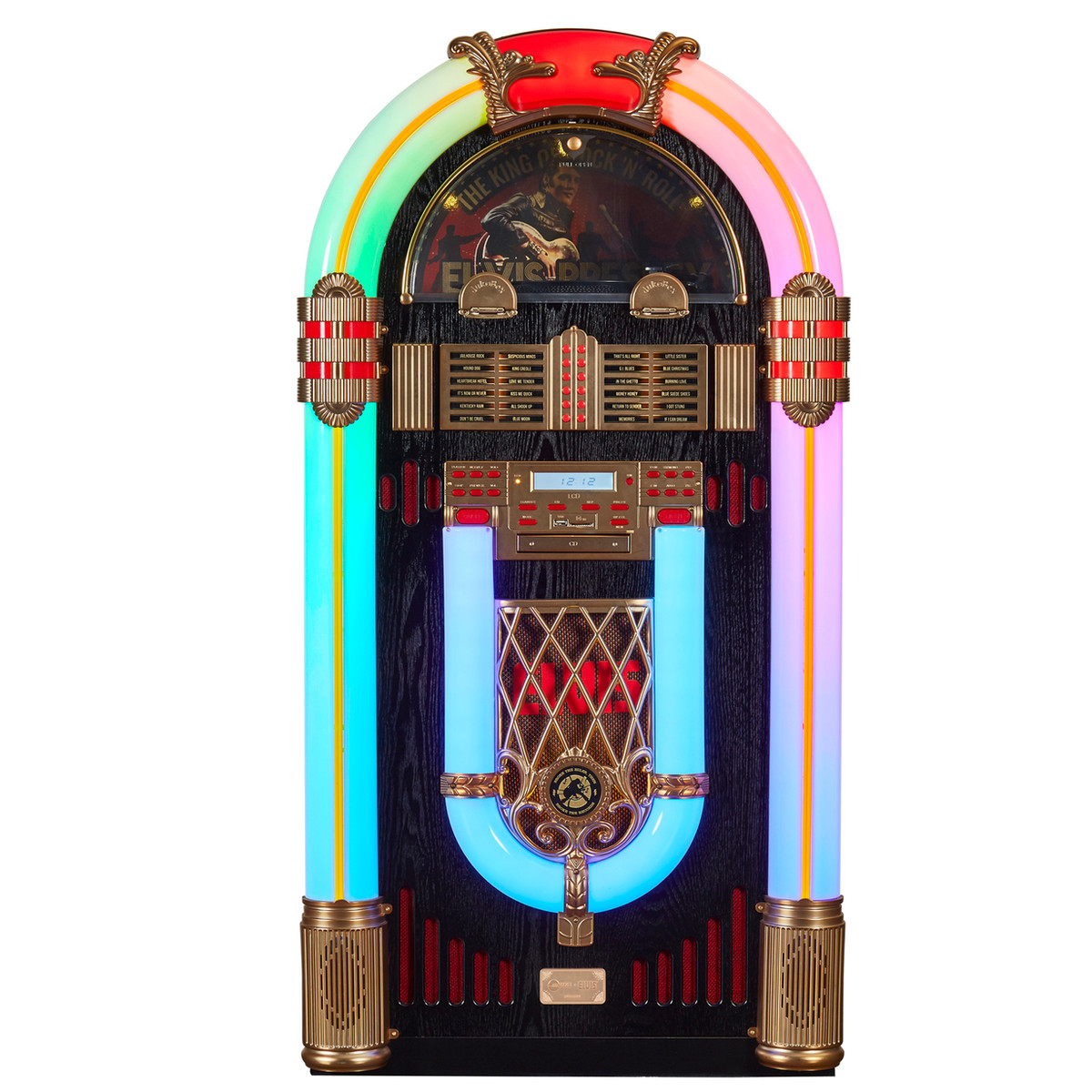 Arkrocket x Elvis Presley SATURN V Full Size Bluetooth Vinyl Record Jukebox