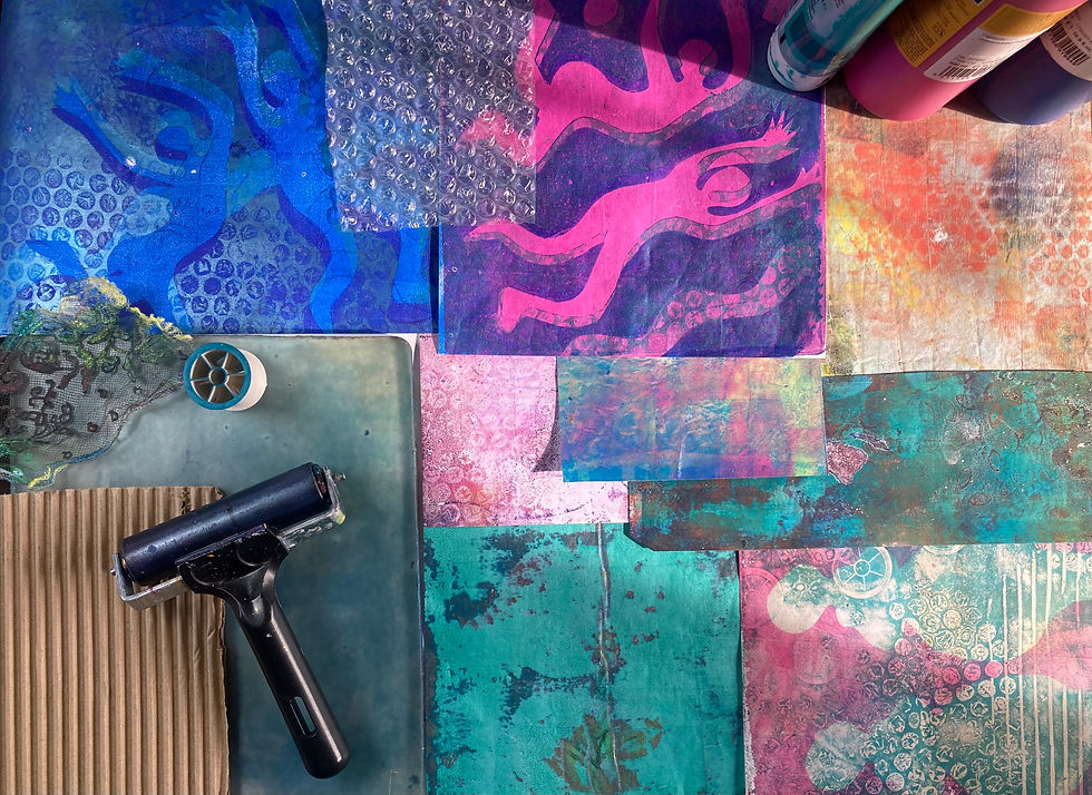 Introduction to Gelli Printing with Jane Southgate