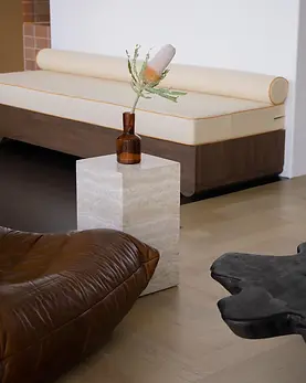 cream travertine